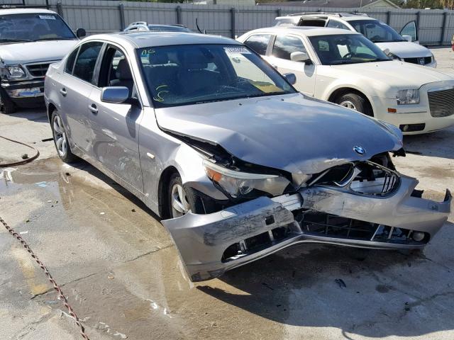 WBANE53546CK87956 - 2006 BMW 525 I SILVER photo 1