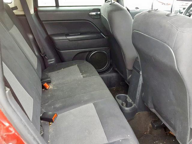 1C4NJDBB0DD271468 - 2013 JEEP COMPASS SP RED photo 6