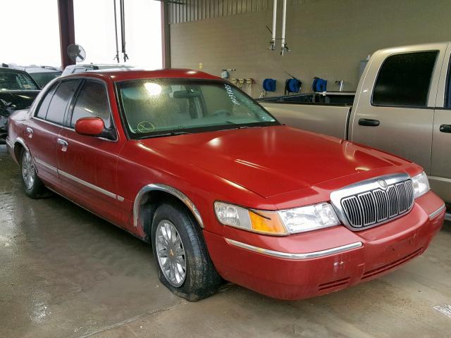 2MEFM74W9WX698994 - 1998 MERCURY GRAND MARQ RED photo 1