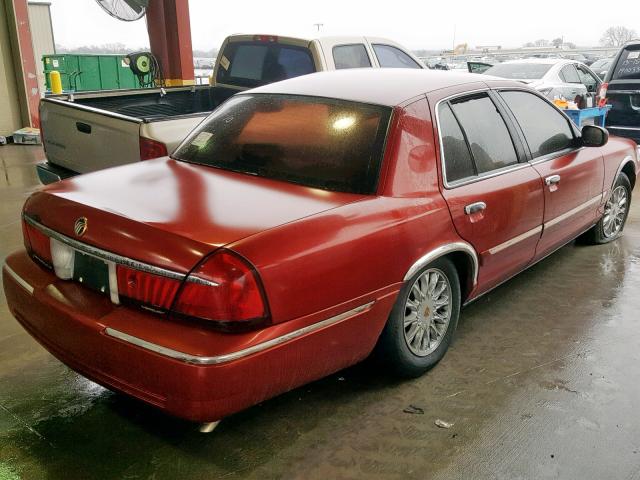 2MEFM74W9WX698994 - 1998 MERCURY GRAND MARQ RED photo 4