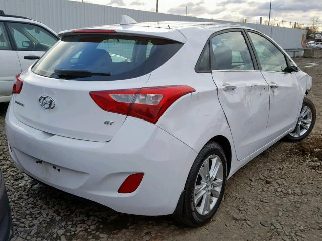 KMHD35LE2DU048381 - 2013 HYUNDAI ELANTRA GT WHITE photo 4