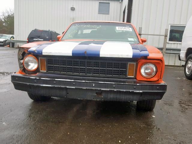 1X27D7T168039 - 1977 CHEVROLET NOVA ORANGE photo 9