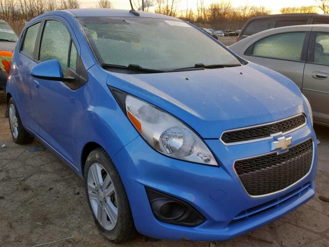 KL8CB6S94EC523042 - 2014 CHEVROLET SPARK LS BLUE photo 1