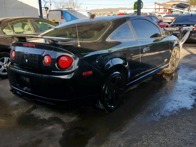 1G1AP14P667855825 - 2006 CHEVROLET COBALT SS BLACK photo 4