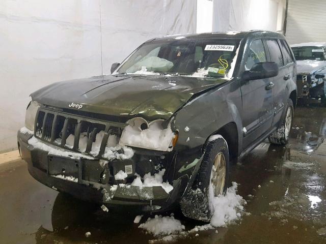 1J8GR48K27C634476 - 2007 JEEP GRAND CHER GREEN photo 2