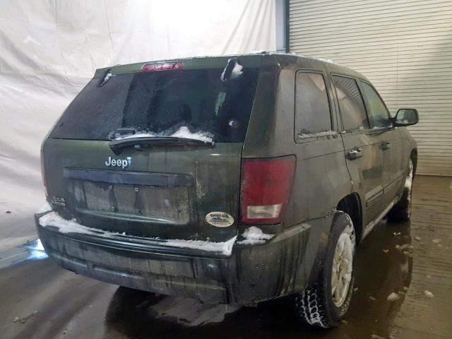 1J8GR48K27C634476 - 2007 JEEP GRAND CHER GREEN photo 4