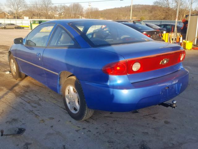 1G1JC12F347180275 - 2004 CHEVROLET CAVALIER 蓝色 照片 3