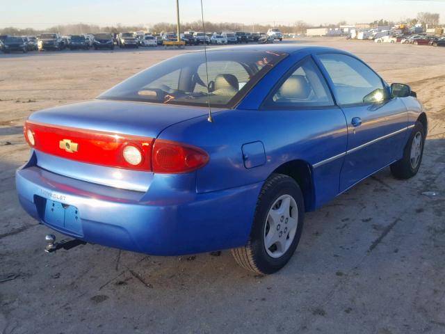 1G1JC12F347180275 - 2004 CHEVROLET CAVALIER 蓝色 照片 4