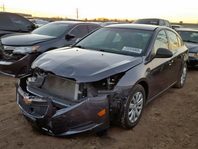 1G1PC5SH3B7248221 - 2011 CHEVROLET CRUZE LS 灰色 照片 2