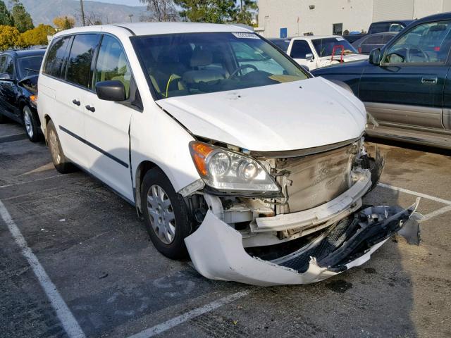 5FNRL38249B013788 - 2009 HONDA ODYSSEY LX WHITE photo 1