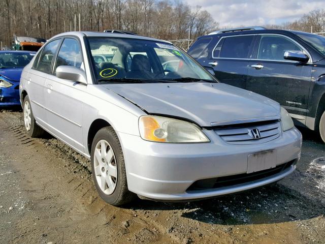 1HGES26731L058878 - 2001 HONDA CIVIC EX SILVER photo 1