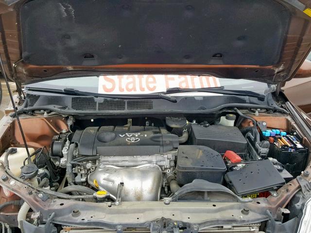 4T3ZE11A59U010392 - 2009 TOYOTA VENZA BASE BROWN photo 7