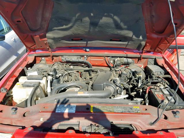 1FTYR14U86PA01036 - 2006 FORD RANGER SUP RED photo 7