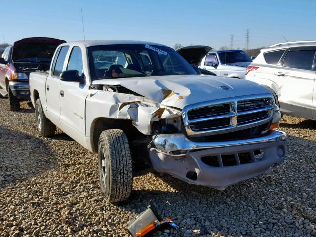 1B7HL48X12S560927 - 2002 DODGE DAKOTA QUA WHITE photo 1