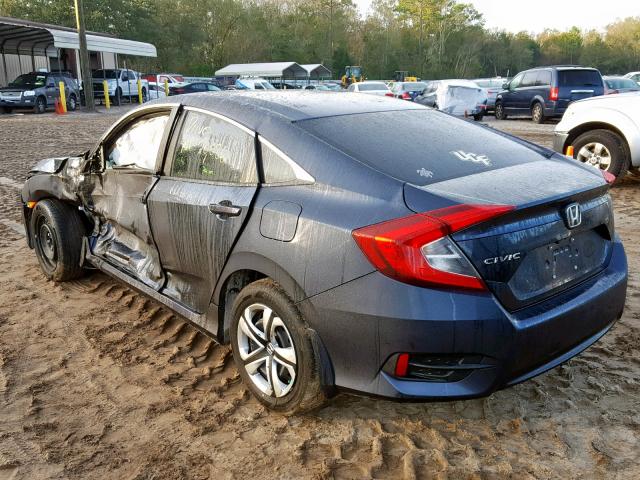 19XFC2F54HE060804 - 2017 HONDA CIVIC LX BLUE photo 3