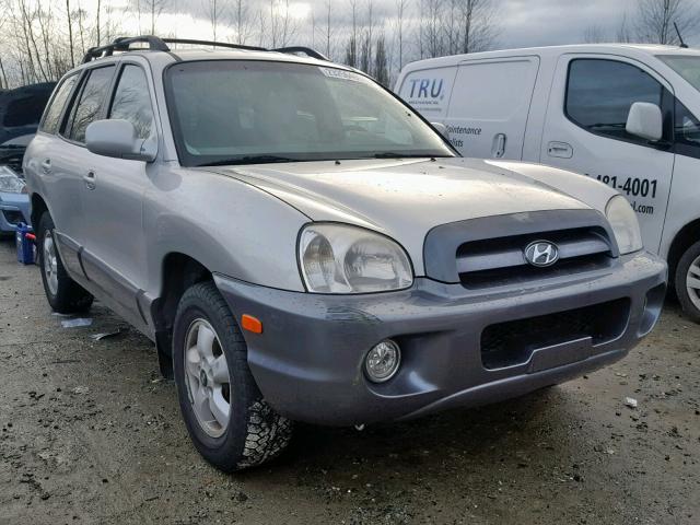 KM8SC13D76U105071 - 2006 HYUNDAI SANTA FE G SILVER photo 1