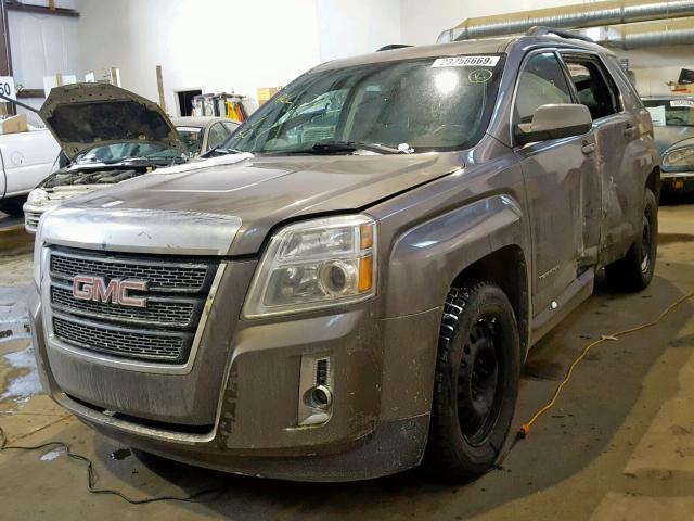 2GKFLTEK0C6185731 - 2012 GMC TERRAIN SL ოქროსფერი ფოტო 2