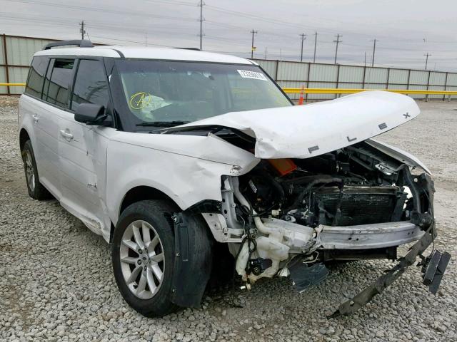 2FMGK5B84EBD23221 - 2014 FORD FLEX SE WHITE photo 1