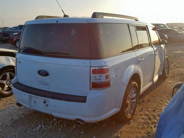 2FMGK5B84EBD23221 - 2014 FORD FLEX SE WHITE photo 4