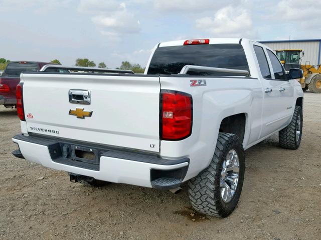 1GCVKPEC2EZ357582 - 2014 CHEVROLET SILVERADO WHITE photo 4