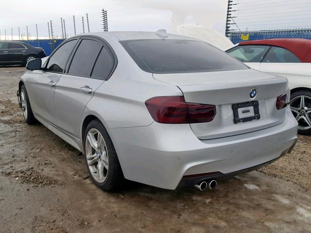 WBA8D9G52JNU67449 - 2018 BMW 330 XI SILVER photo 3