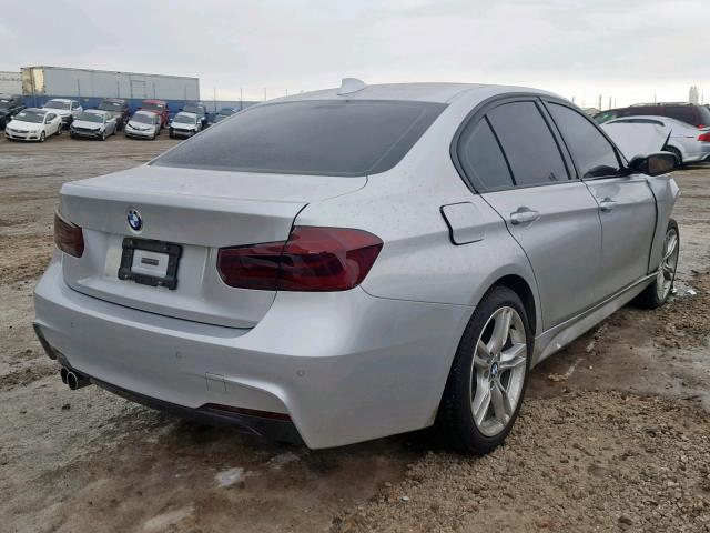 WBA8D9G52JNU67449 - 2018 BMW 330 XI SILVER photo 4