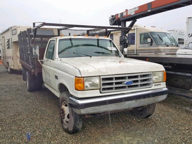 2FDLF47M8MCA10894 - 1991 FORD F SUPER DU WHITE photo 1