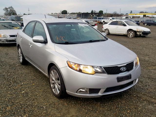 KNAFW4A31B5359482 - 2011 KIA FORTE SX SILVER photo 1