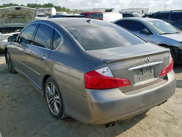 JNKAY01EX8M600213 - 2008 INFINITI M35 BASE TAN photo 3