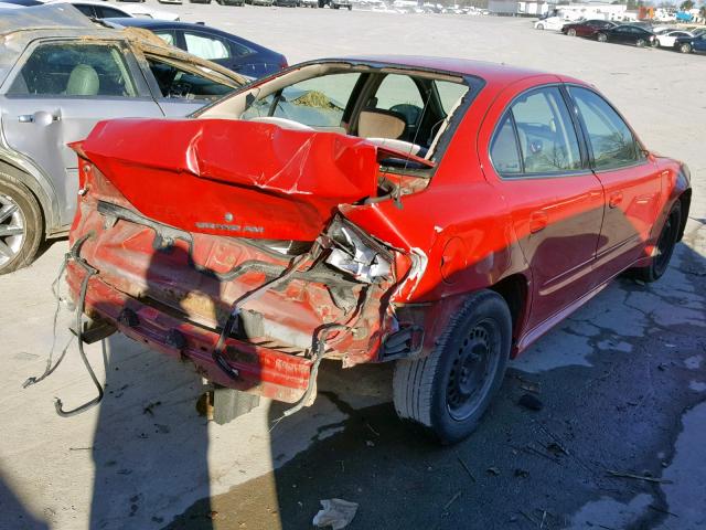 1G2NF52F63C313645 - 2003 PONTIAC GRAND AM S RED photo 4