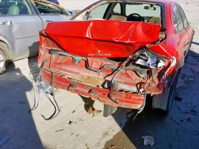 1G2NF52F63C313645 - 2003 PONTIAC GRAND AM S RED photo 9