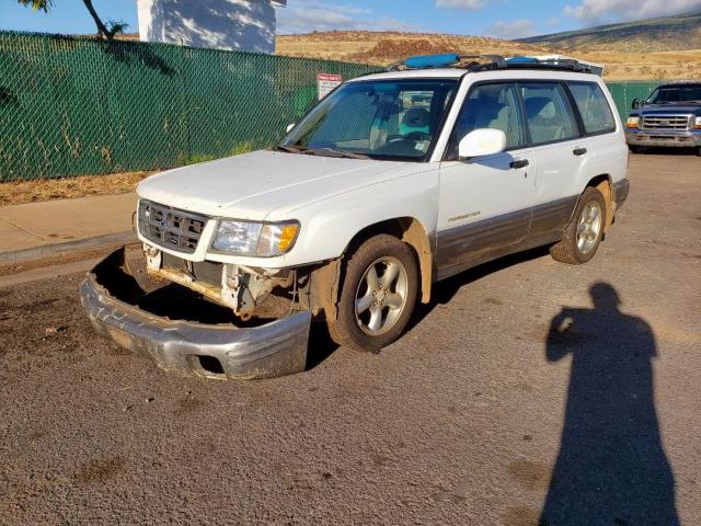 JF1SF65582H702026 - 2002 SUBARU FORESTER S WHITE photo 2