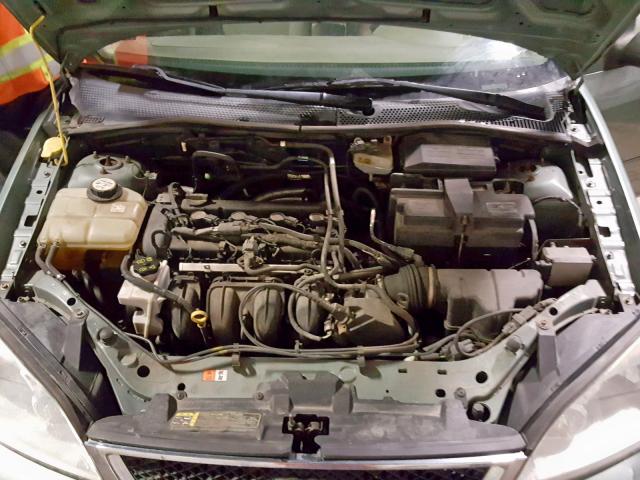 1FAHP34N96W165983 - 2006 FORD FOCUS ZX4 GREEN photo 7