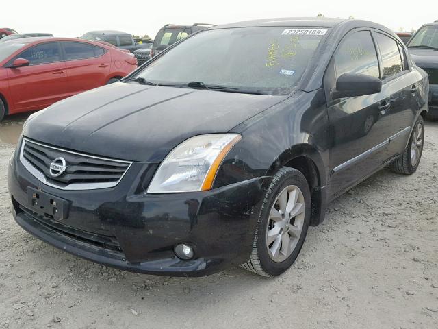 3N1AB6AP2CL635275 - 2012 NISSAN SENTRA 2.0 BLACK photo 2