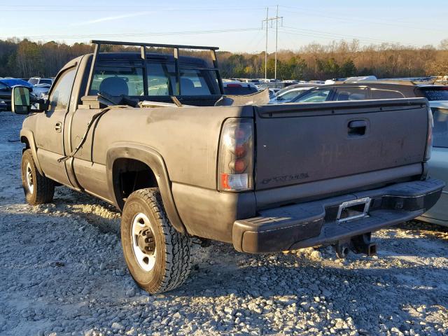 1GCHC24U61E192130 - 2001 CHEVROLET SILVERADO BLACK photo 3