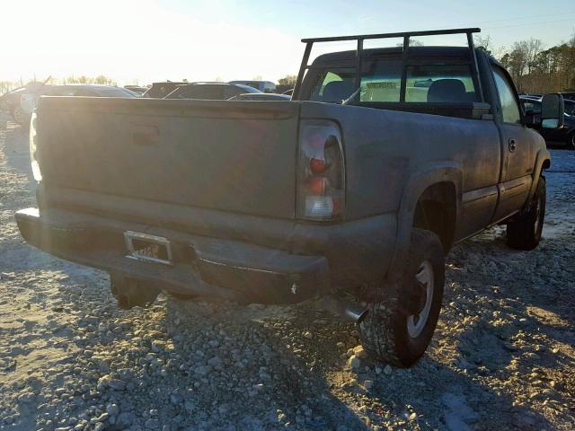 1GCHC24U61E192130 - 2001 CHEVROLET SILVERADO BLACK photo 4