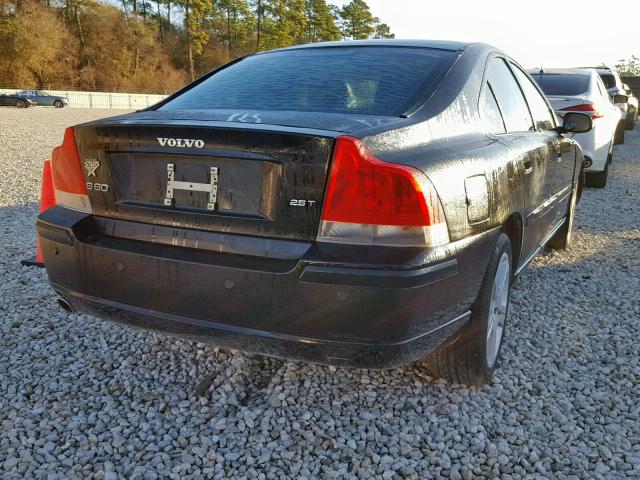 YV1RS592882685782 - 2008 VOLVO S60 2.5T BLACK photo 4