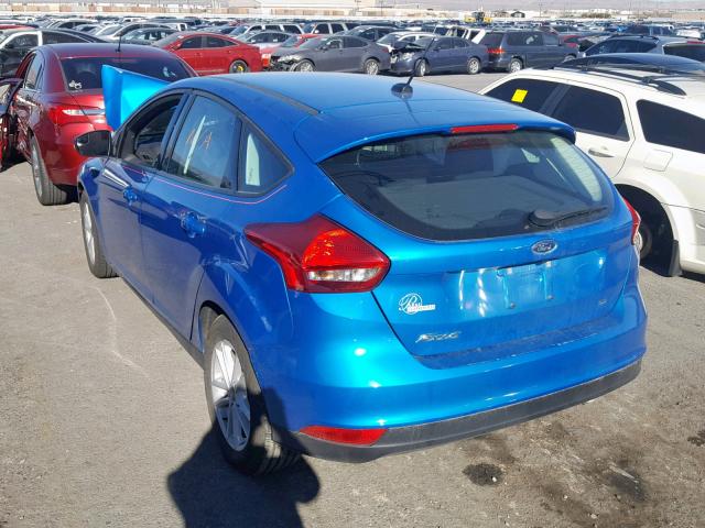 1FADP3K28HL242256 - 2017 FORD FOCUS SE 蓝色 照片 3