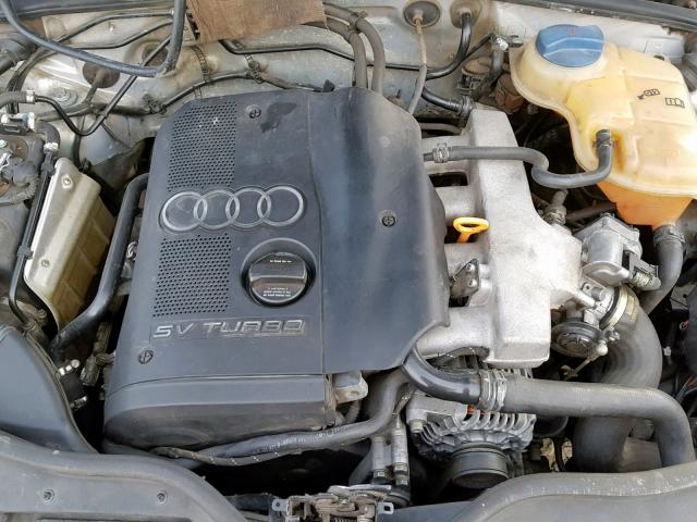 WVWMA63B6XE441286 - 1999 VOLKSWAGEN PASSAT GLS SILVER photo 7