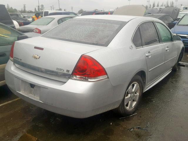 2G1WT57N391153255 - 2009 CHEVROLET IMPALA 1LT SILVER photo 4