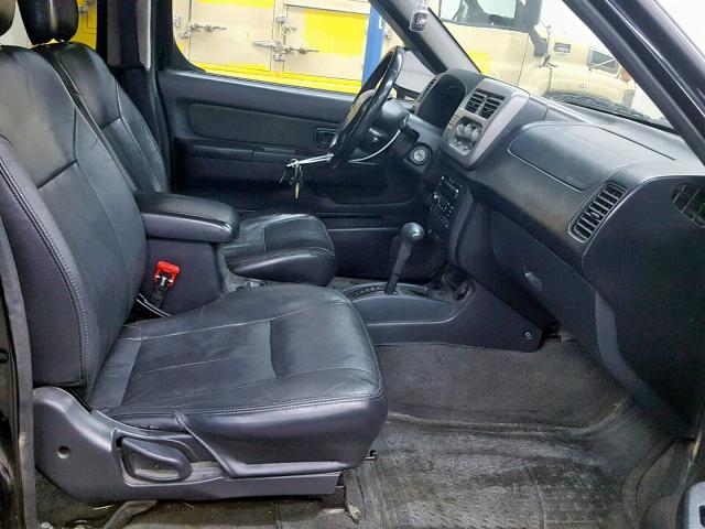 1N6ED27T01C324214 - 2001 NISSAN FRONTIER C BLACK photo 5