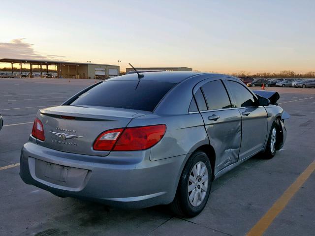 1C3LC46B79N524786 - 2009 CHRYSLER SEBRING LX GRAY photo 4