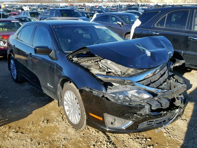 3FADP0L35CR186714 - 2012 FORD FUSION HYB BLACK photo 1