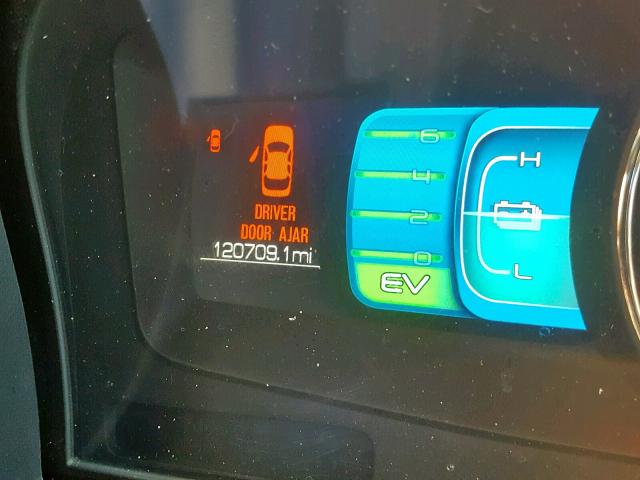 3FADP0L35CR186714 - 2012 FORD FUSION HYB BLACK photo 8