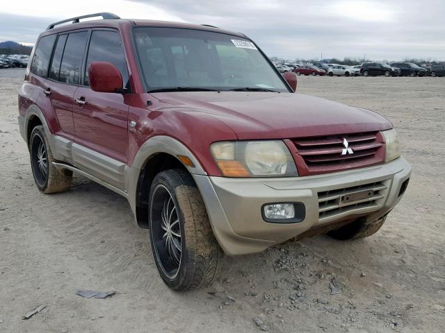 JA4MW51R02J037731 - 2002 MITSUBISHI MONTERO LI MAROON photo 1