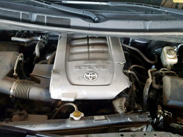 5TDDW5G17AS029909 - 2010 TOYOTA SEQUOIA PL SILVER photo 7