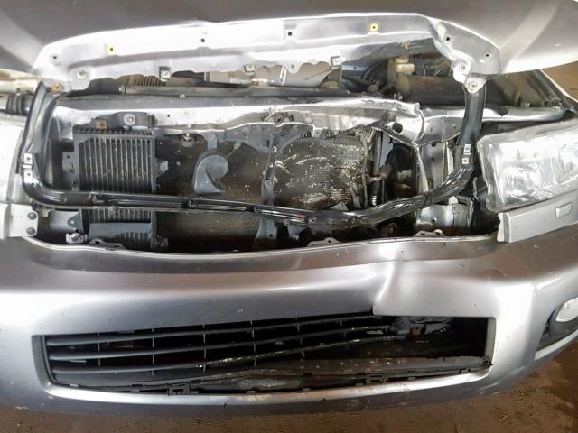 5TDDW5G17AS029909 - 2010 TOYOTA SEQUOIA PL SILVER photo 9