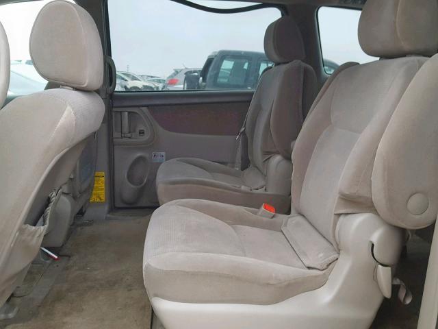 5TDZA23C45S264638 - 2005 TOYOTA SIENNA CE TAN photo 6