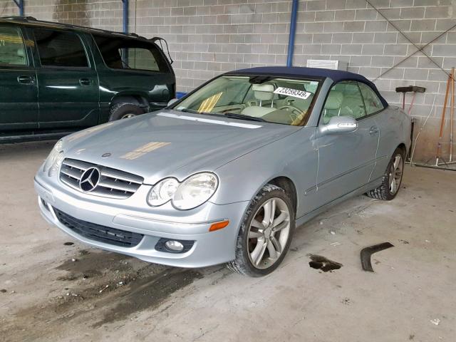 WDBTK56F48T089211 - 2008 MERCEDES-BENZ CLK 350 蓝色 照片 2