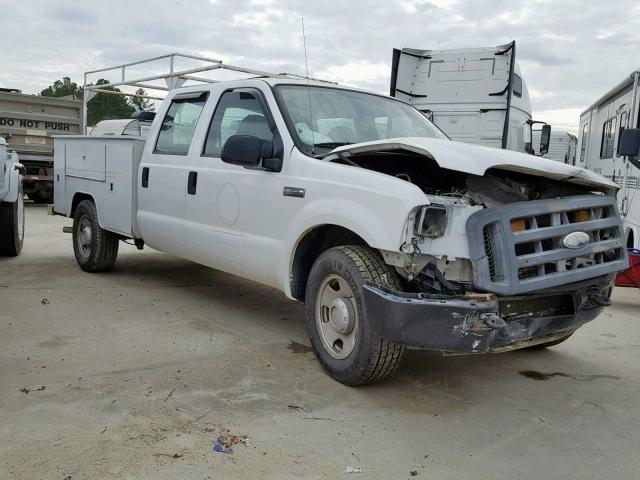 1FTWW30505EA39364 - 2005 FORD F350 SRW S WHITE photo 1